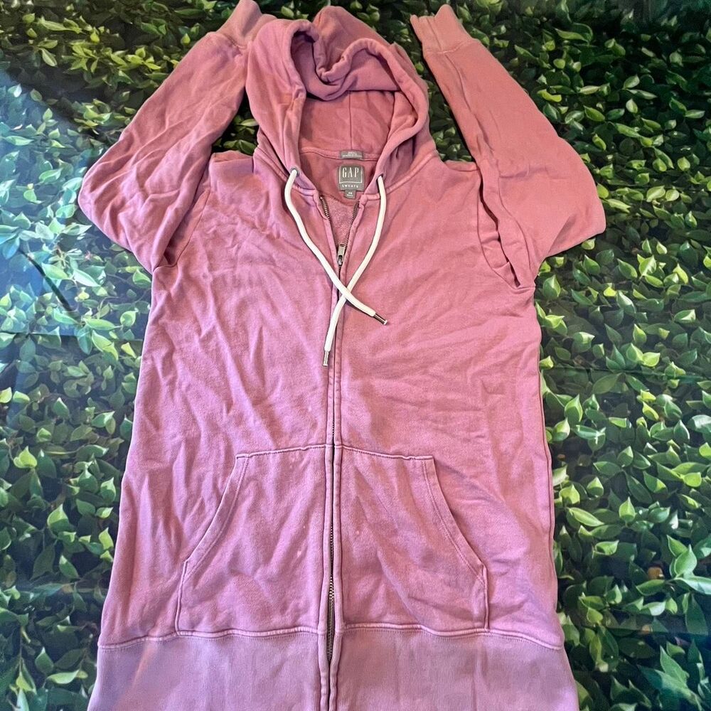 Gap Women's Pink and Purple Hoodie